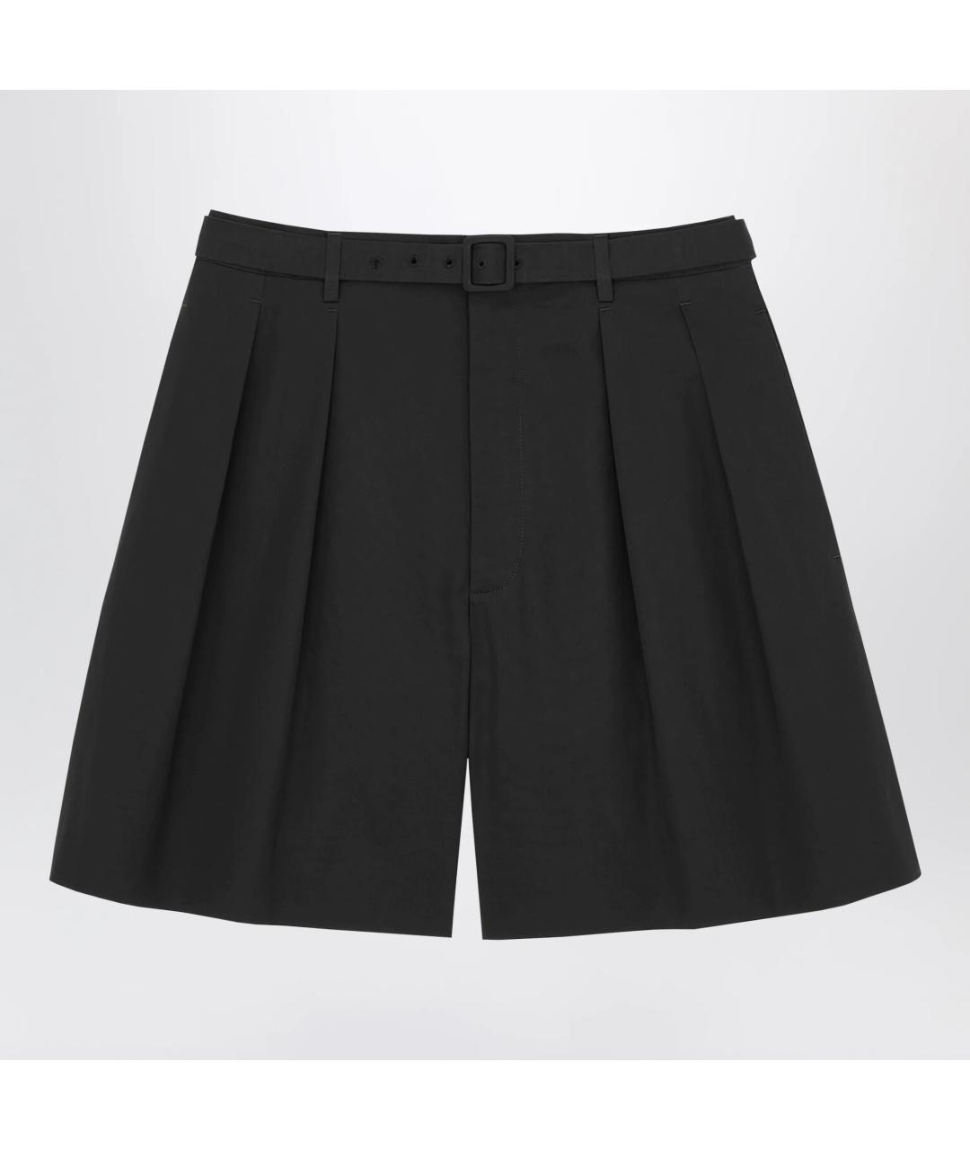 SAINT LAURENT Черные хлопковые шорты, фото 3