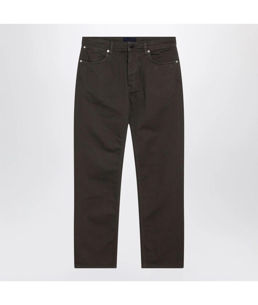 STONE ISLAND Коричневые деним повседневные брюки, фото 3
