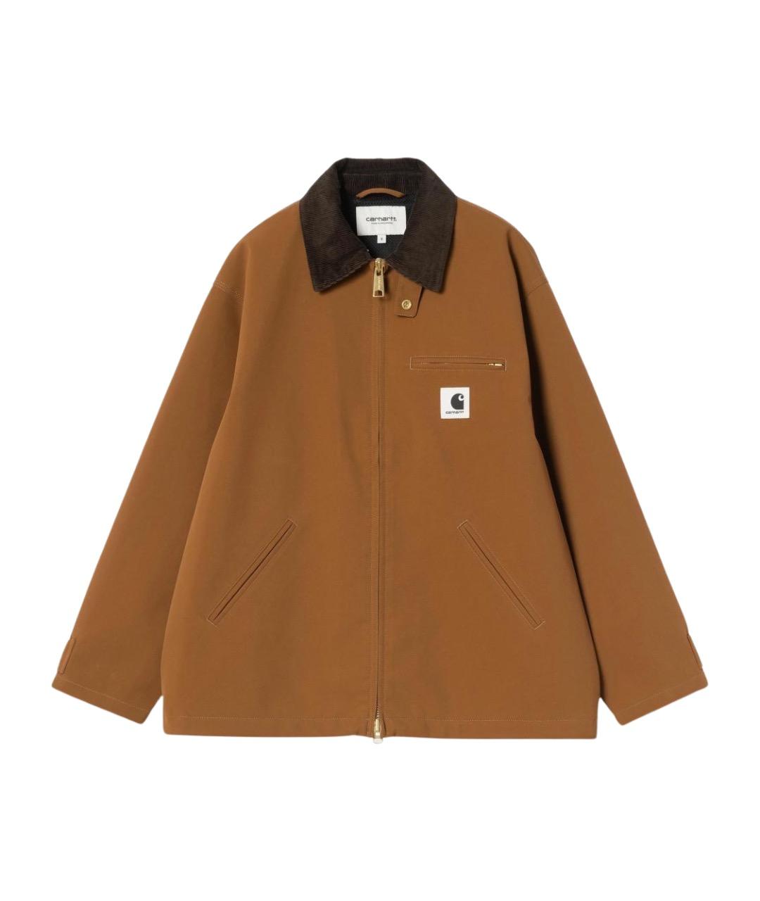 CARHARTT WIP Коричневая полиамидовая куртка, фото 1