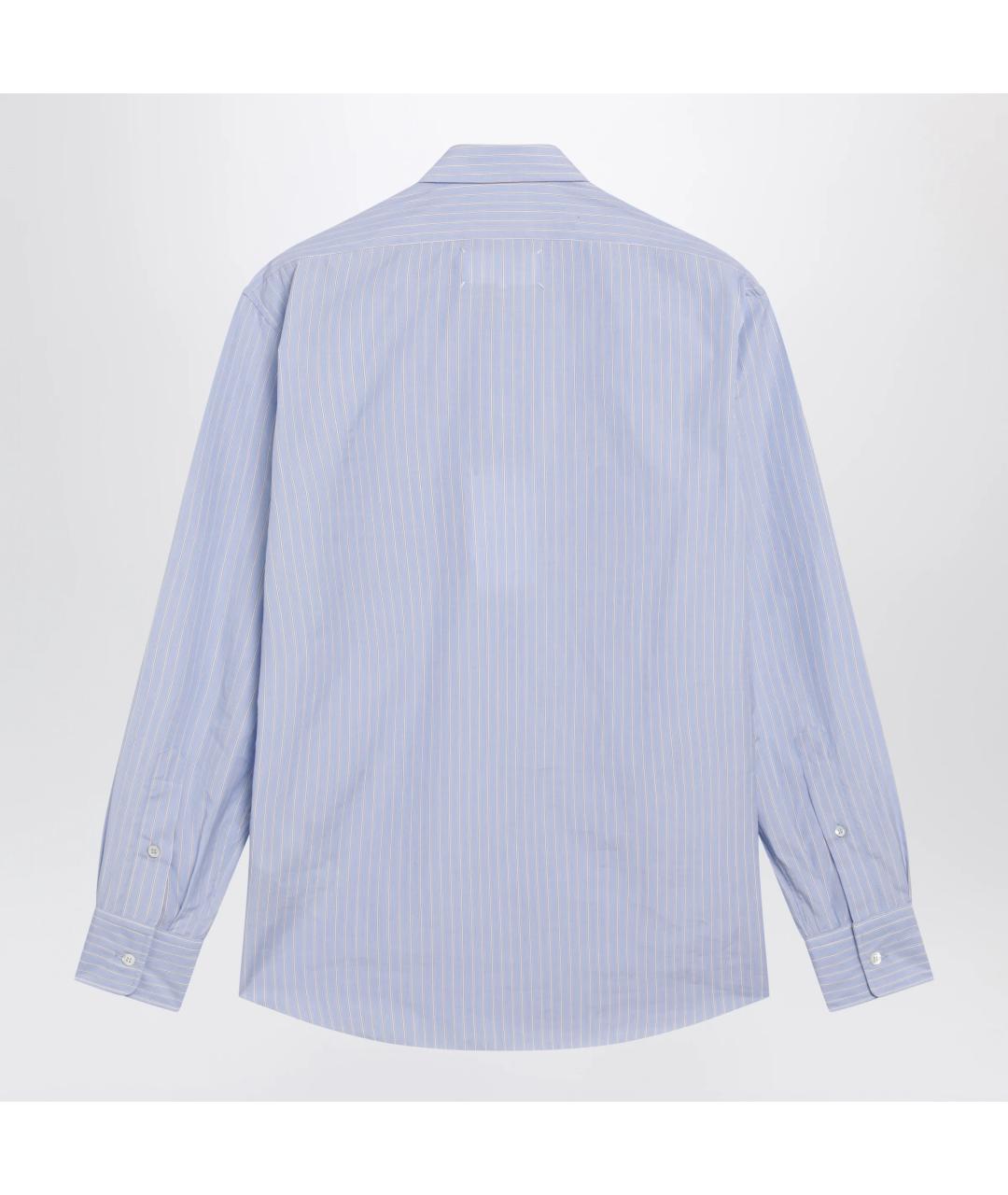 MAISON MARGIELA Голубая хлопковая кэжуал рубашка, фото 2