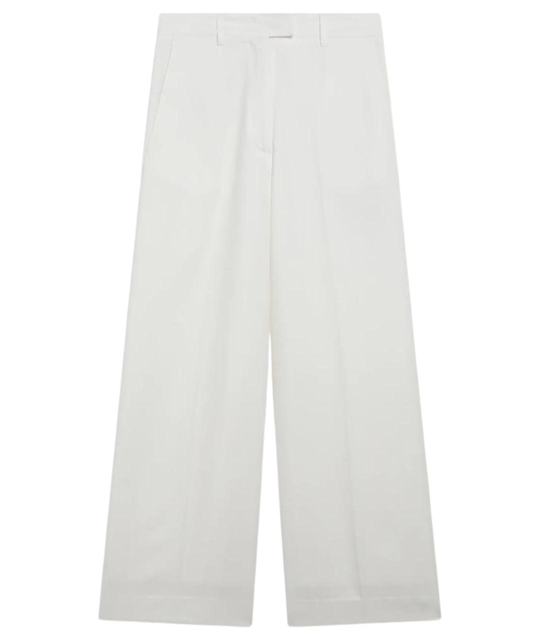 THE FRANKIE SHOP Белые полиэстеровые брюки широкие, фото 1