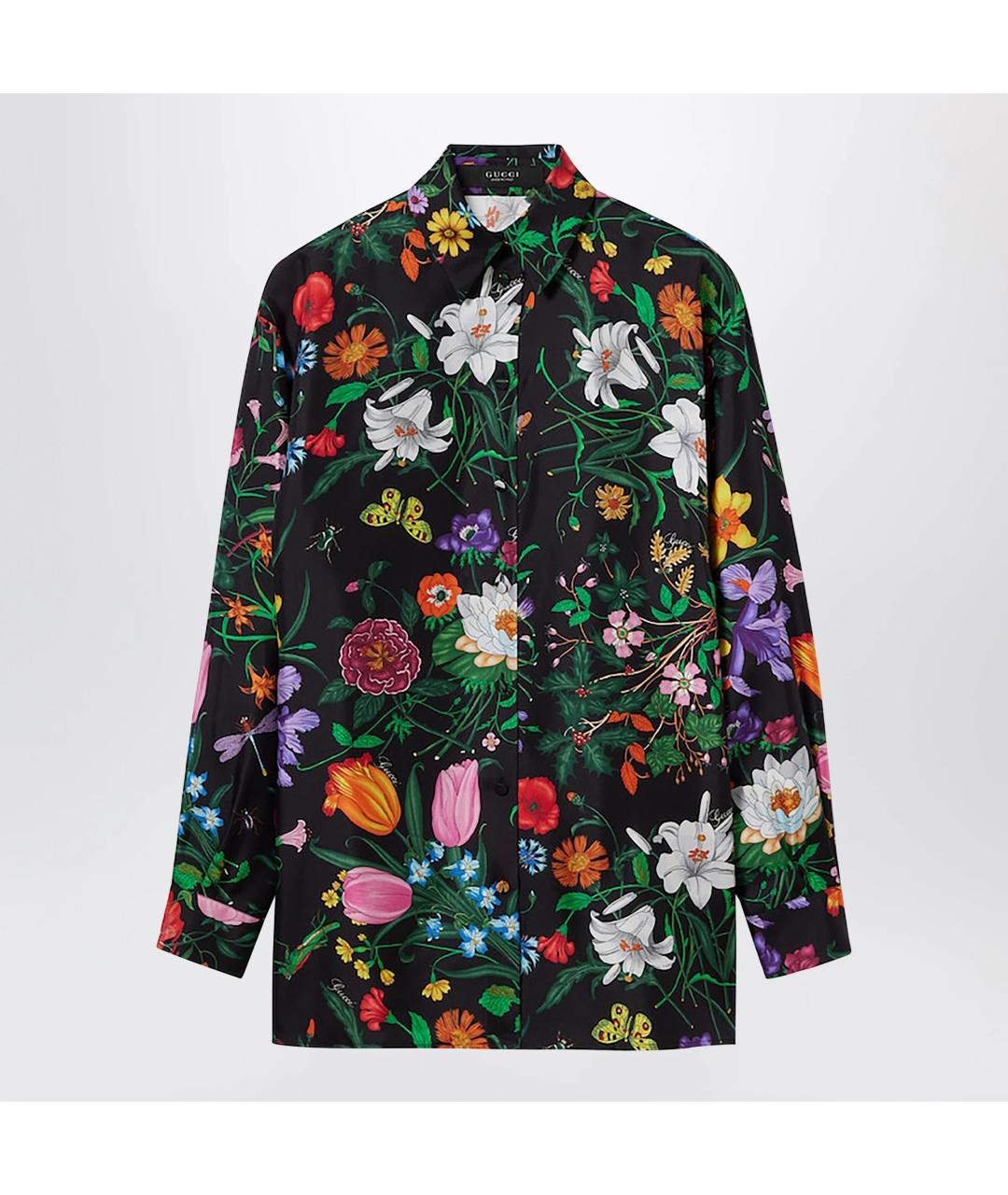 GUCCI Мульти шелковая рубашка, фото 3