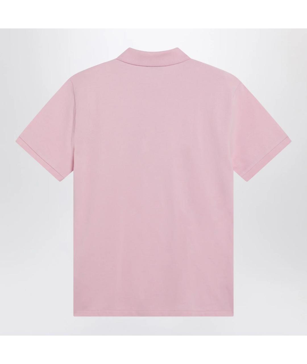 POLO RALPH LAUREN Розовое хлопковое поло с коротким рукавом, фото 2