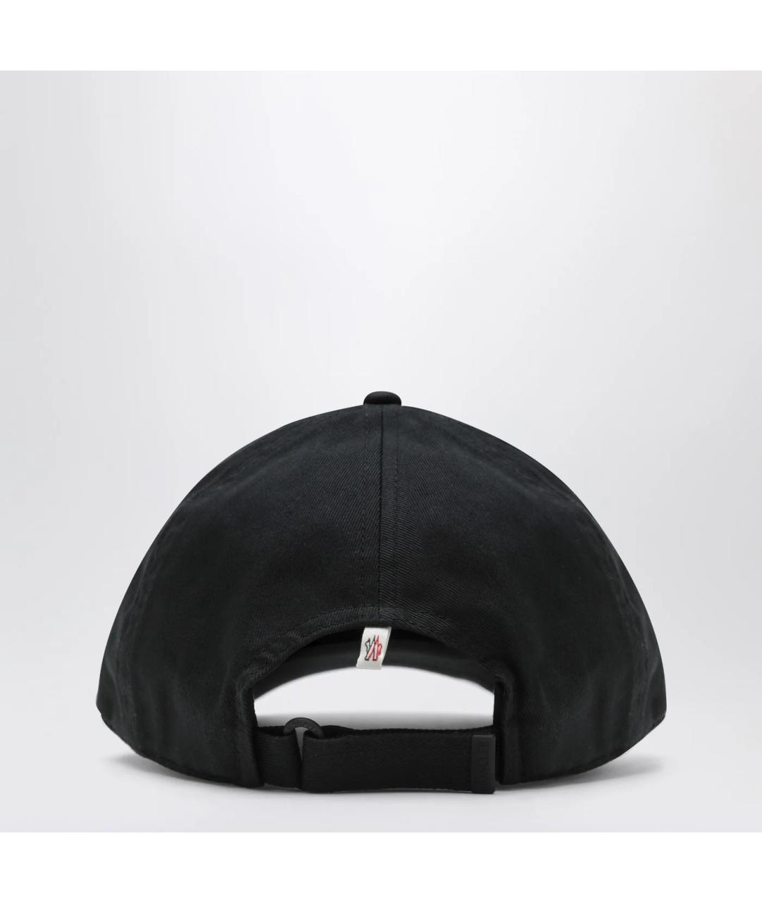MONCLER GRENOBLE Черная хлопковая кепка/бейсболка, фото 2