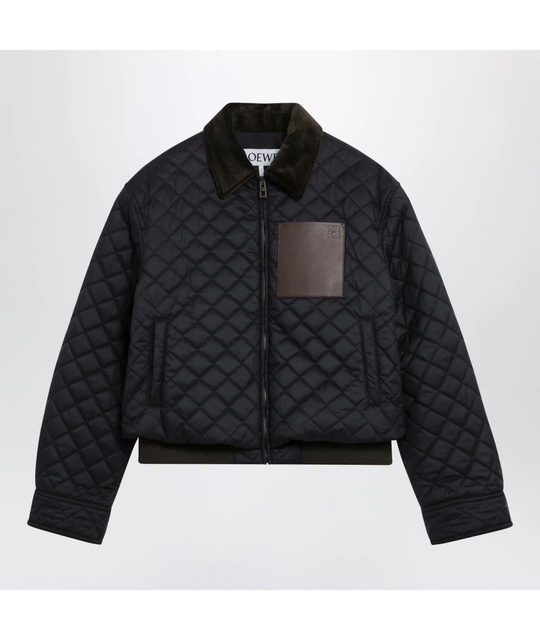 LOEWE Темно-синяя полиэстеровая куртка, фото 3