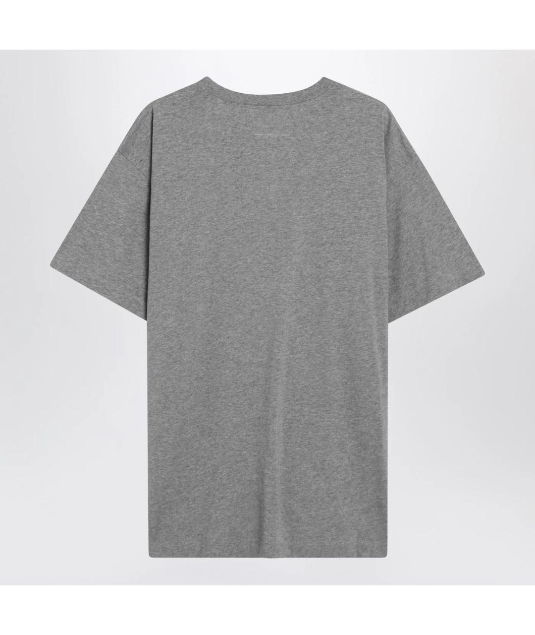 MM6 MAISON MARGIELA Серая футболка, фото 2