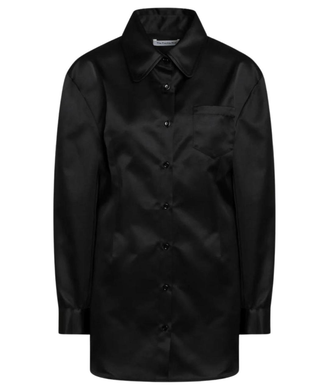 THE FRANKIE SHOP Черная полиэстеровая рубашка, фото 1