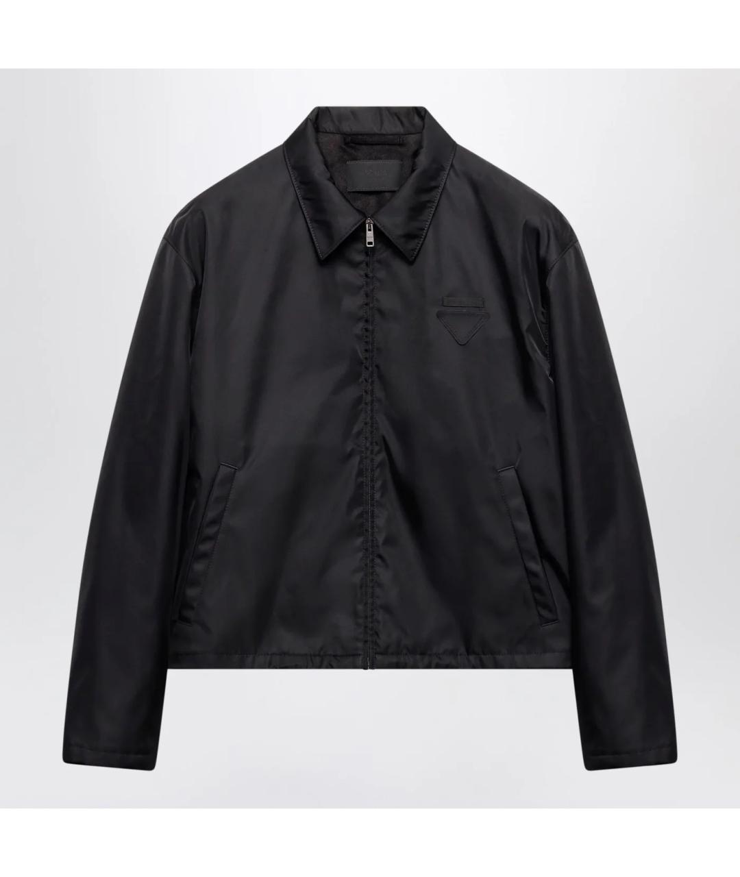 PRADA Черная полиамидовая куртка, фото 3