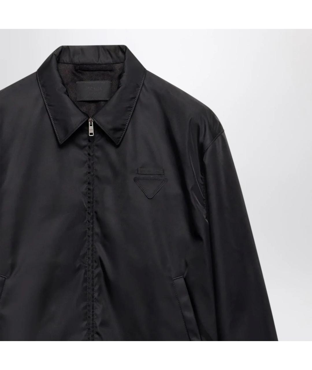 PRADA Черная полиамидовая куртка, фото 2