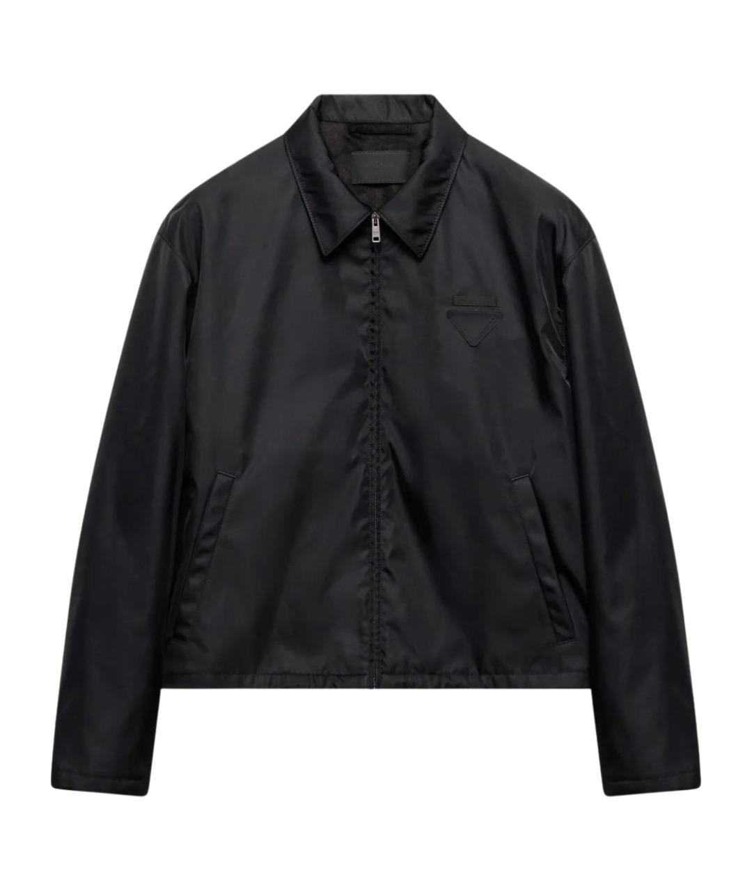 PRADA Черная полиамидовая куртка, фото 1