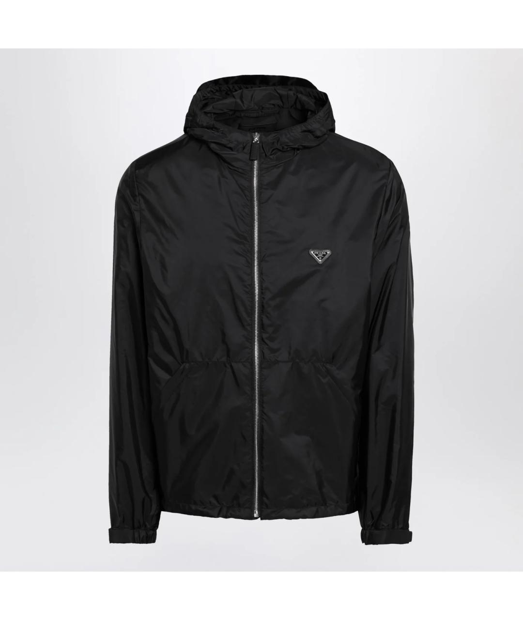 PRADA Черная полиамидовая куртка, фото 3
