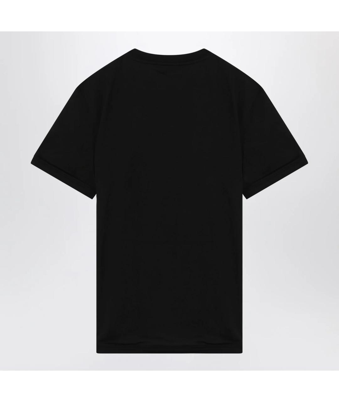 PRADA Черная хлопковая футболка, фото 2