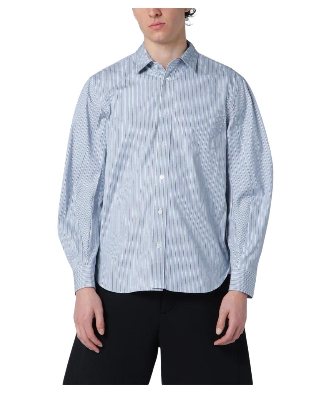 SACAI Голубая хлопковая классическая рубашка, фото 1