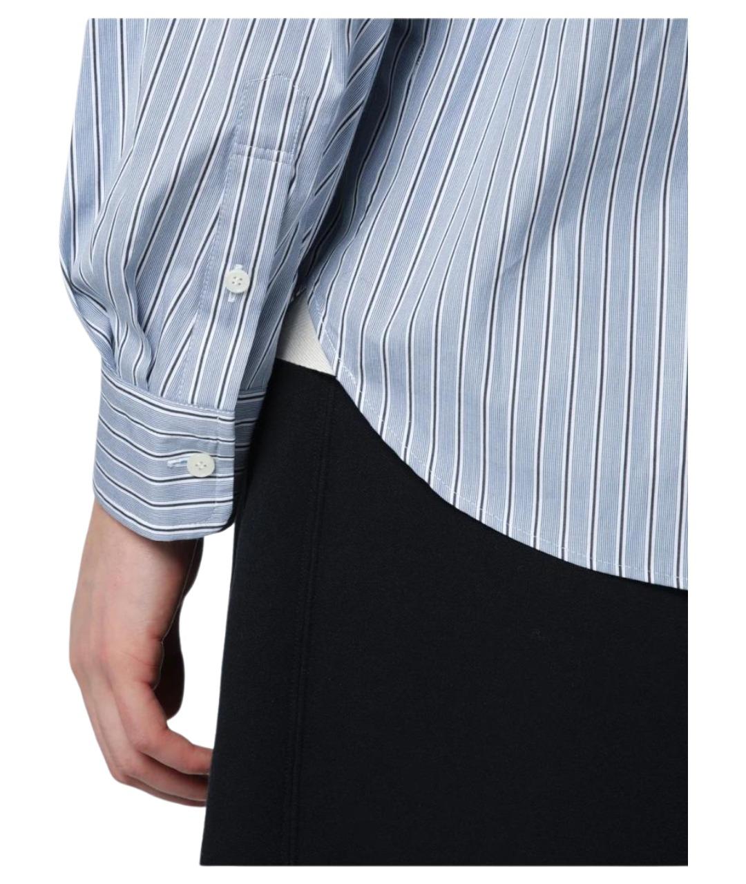 SACAI Голубая хлопковая классическая рубашка, фото 2