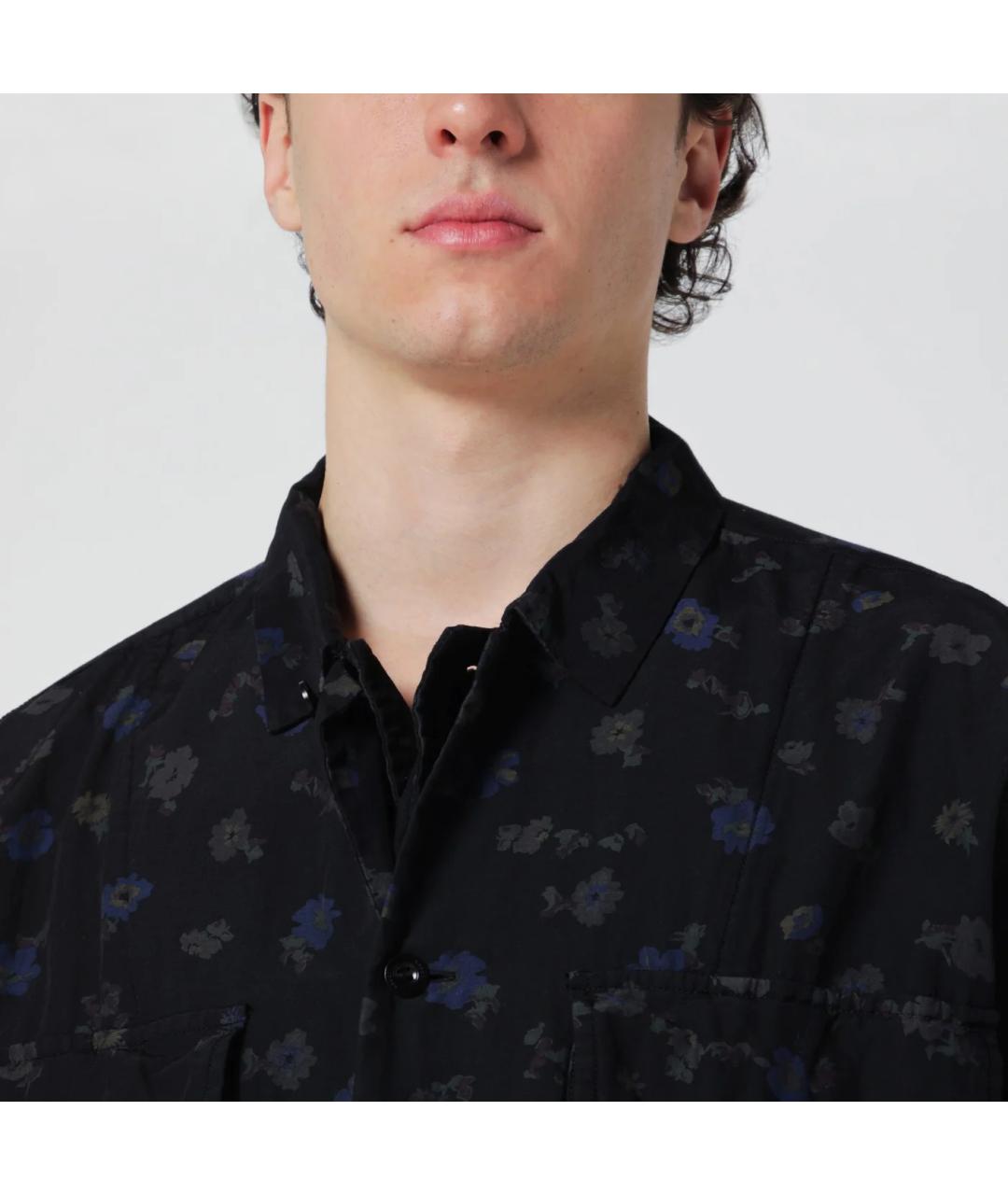 SACAI Черная хлопковая кэжуал рубашка, фото 2