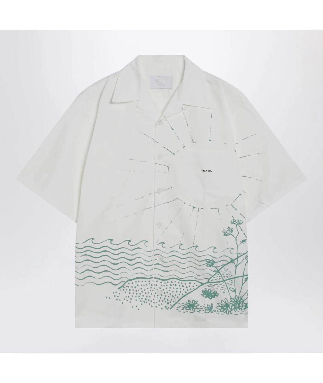 PRADA Мульти хлопковая кэжуал рубашка, фото 3