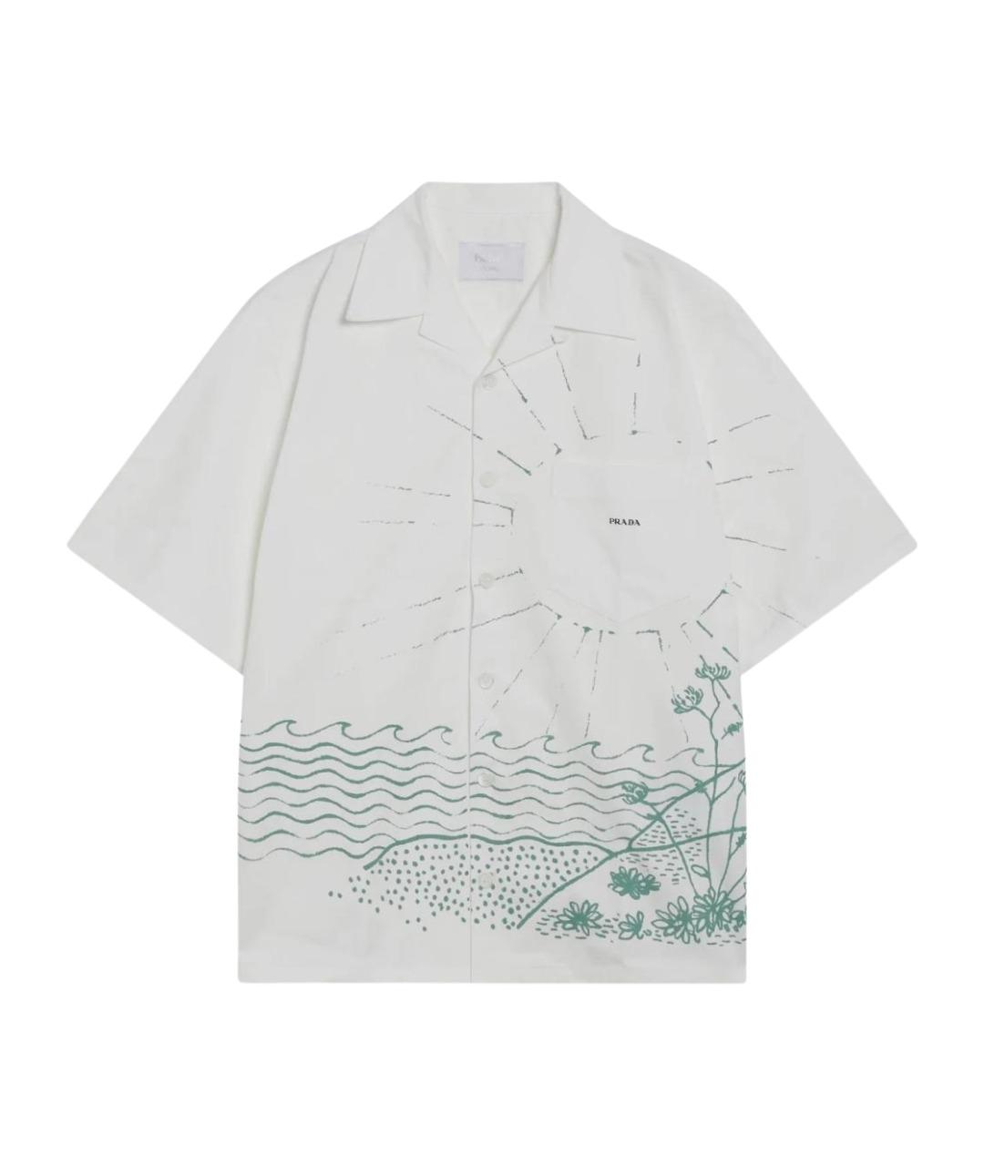 PRADA Мульти хлопковая кэжуал рубашка, фото 1