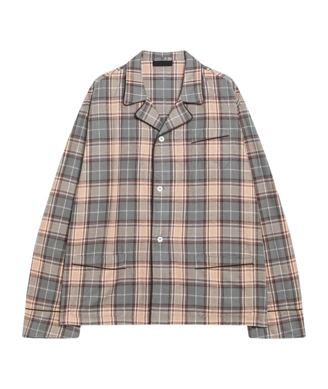 PRADA Мульти хлопковая кэжуал рубашка, фото 1