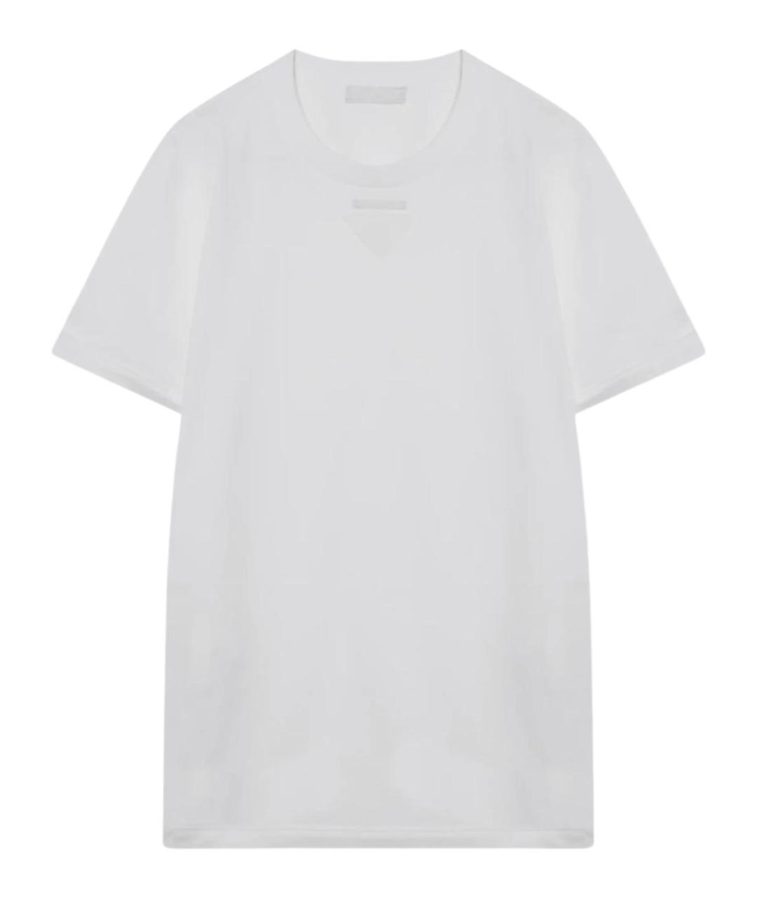 PRADA Белая хлопковая кэжуал рубашка, фото 1