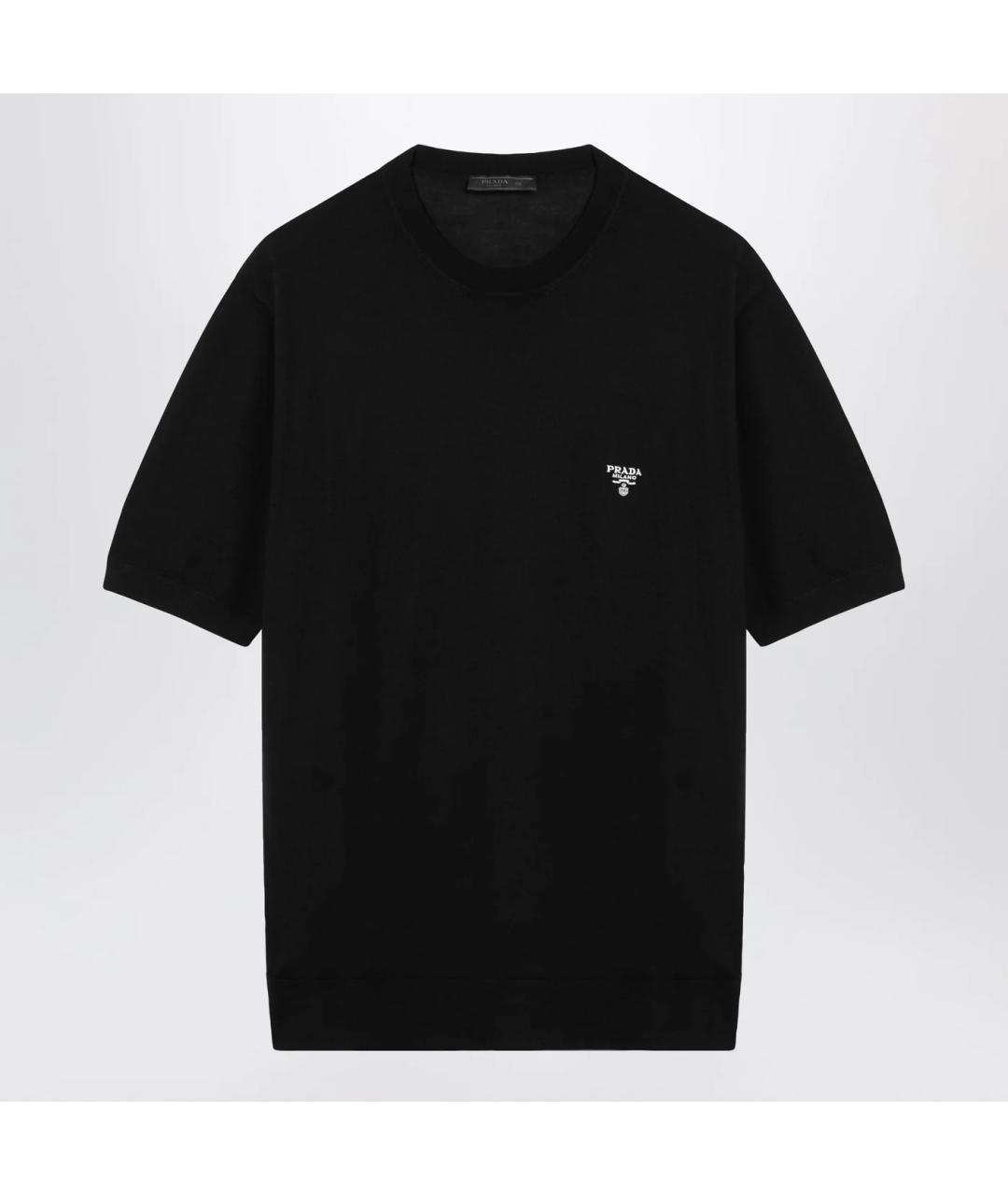 PRADA Черный шерстяной джемпер / свитер, фото 3