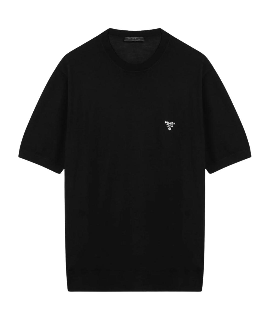 PRADA Черный шерстяной джемпер / свитер, фото 1