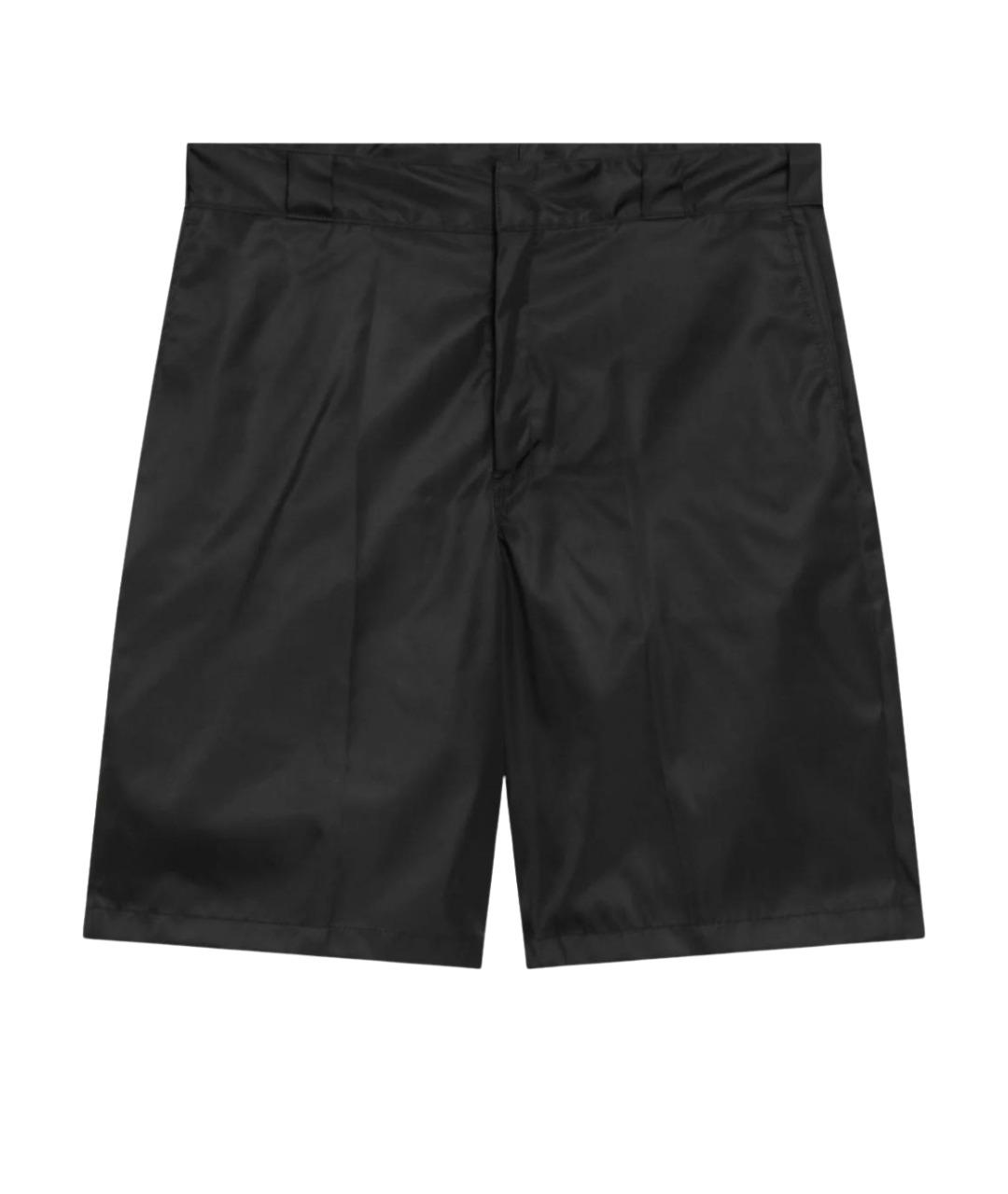 PRADA Черные полиамидовые шорты, фото 1