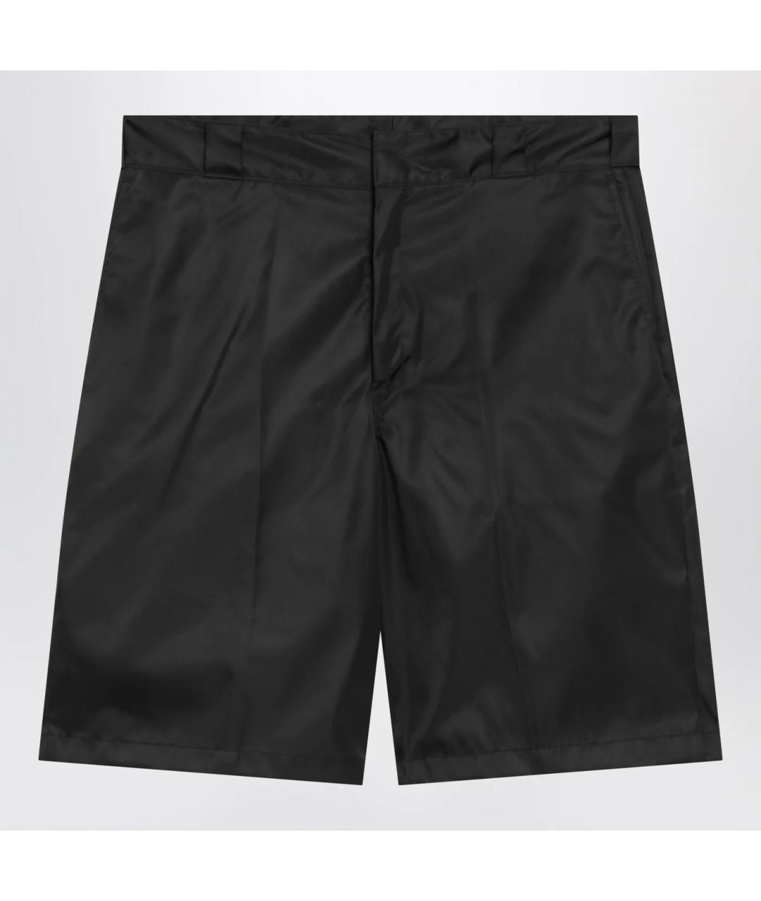 PRADA Черные полиамидовые шорты, фото 3