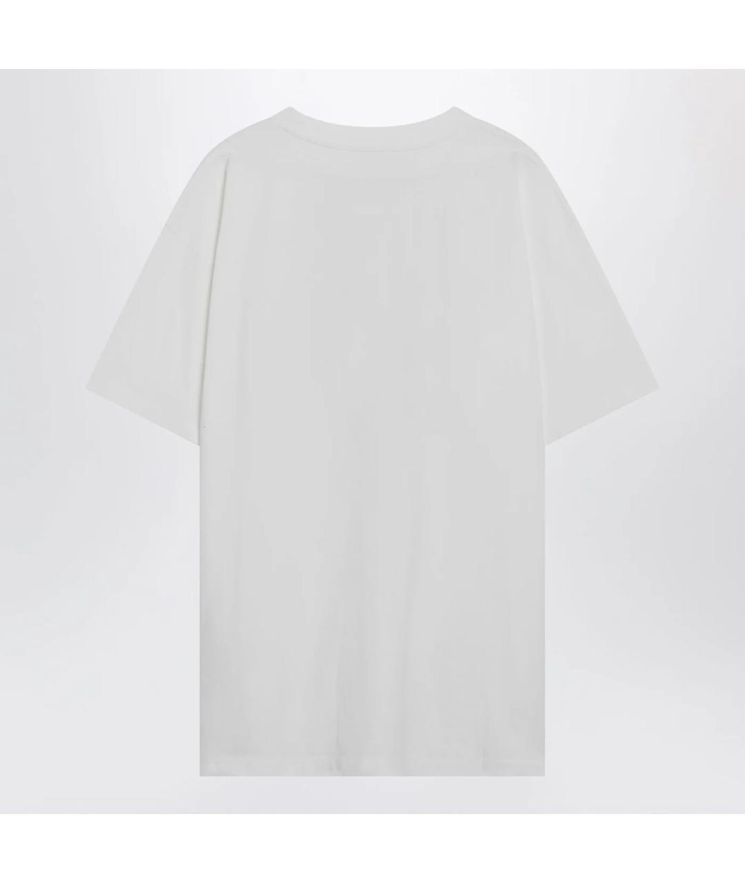 MM6 MAISON MARGIELA Белая хлопковая футболка, фото 2