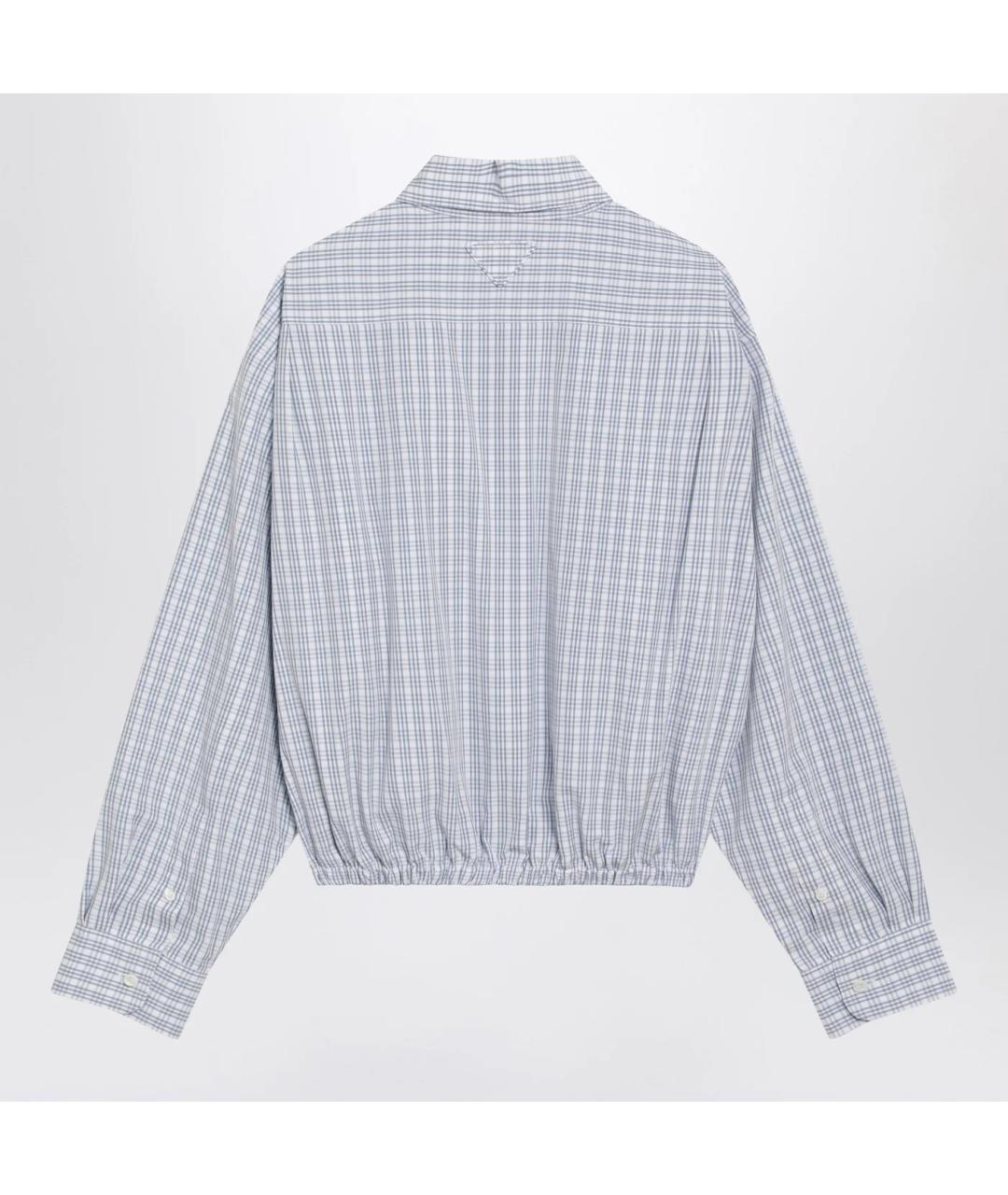 PRADA Голубая хлопковая рубашка, фото 2