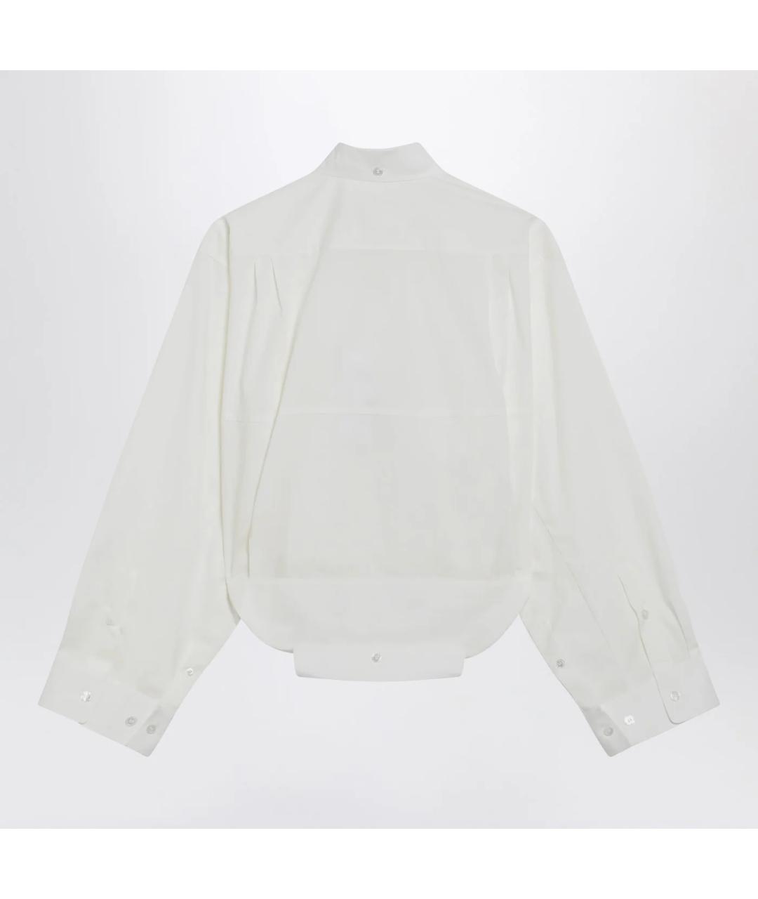 MM6 MAISON MARGIELA Белая хлопковая рубашка, фото 2
