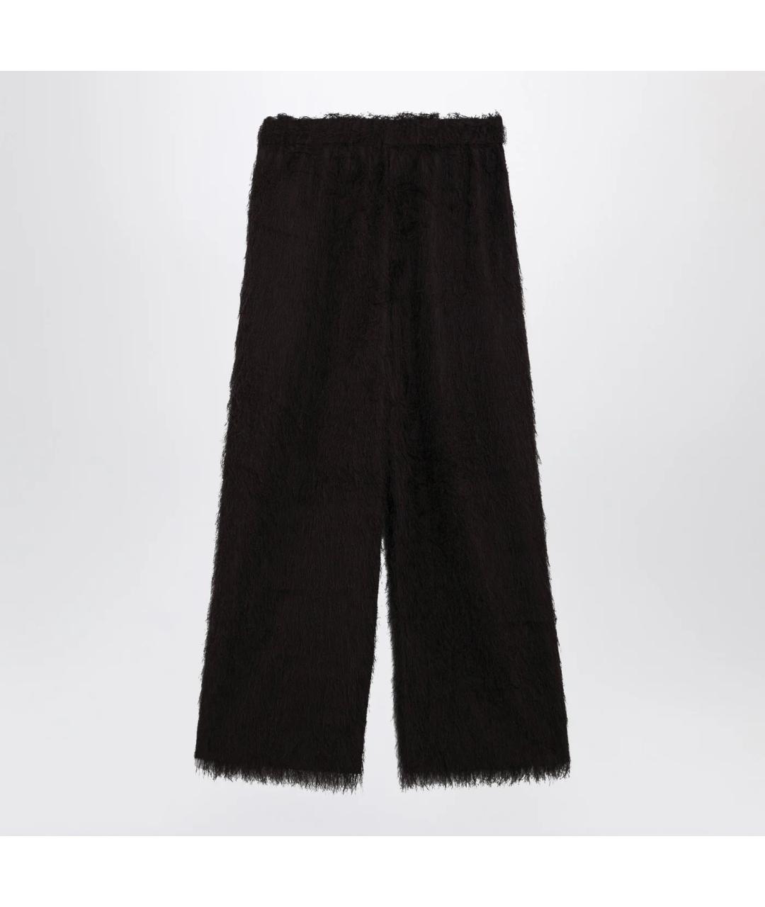 THE FRANKIE SHOP Коричневые полиэстеровые прямые брюки, фото 2