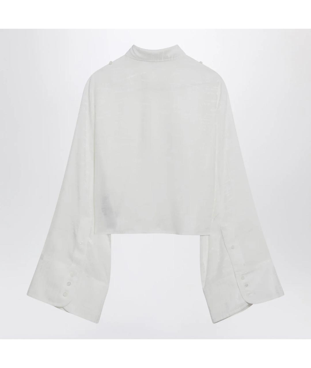 MM6 MAISON MARGIELA Белая вискозная рубашка, фото 2