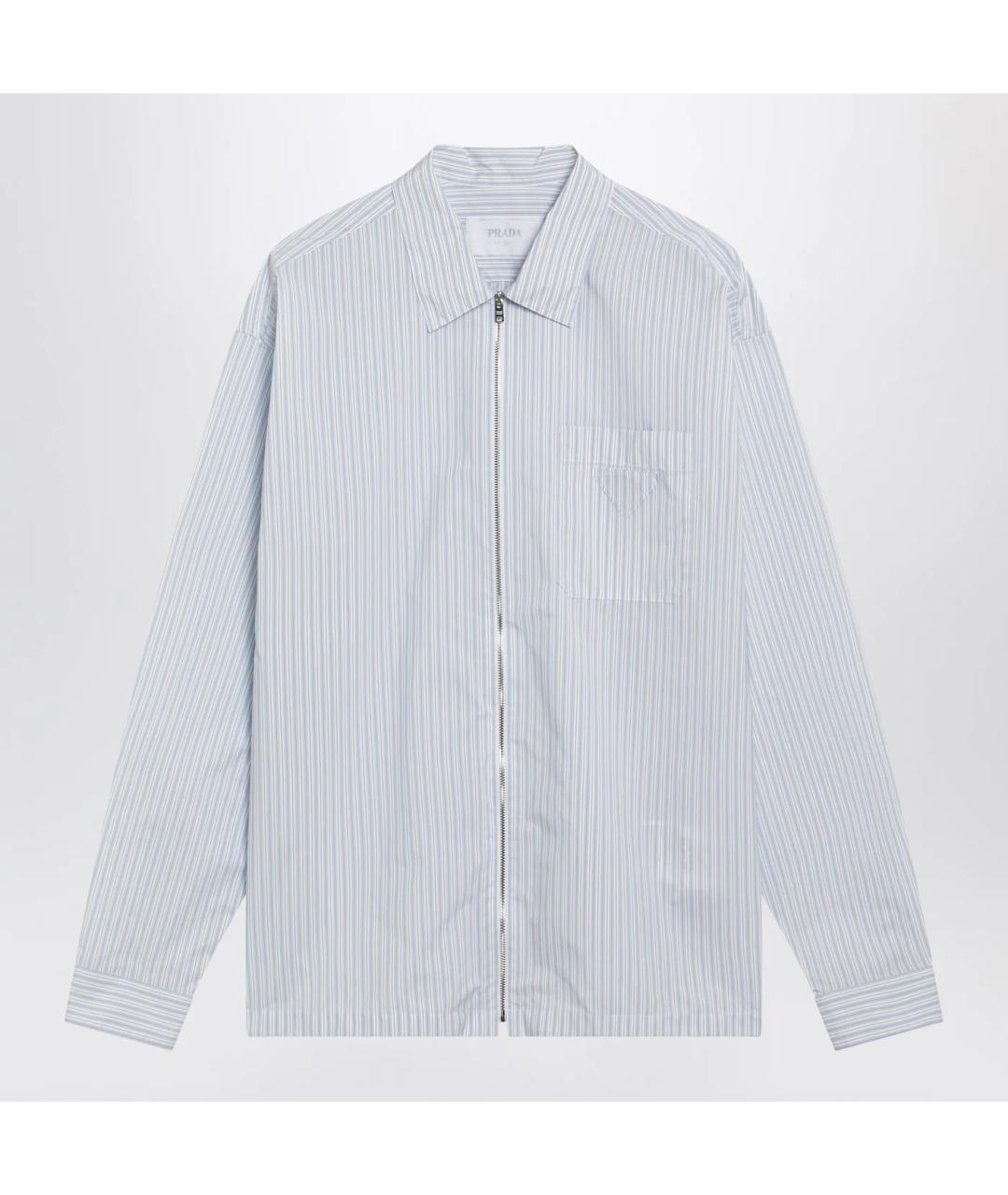 PRADA Голубая кэжуал рубашка, фото 3