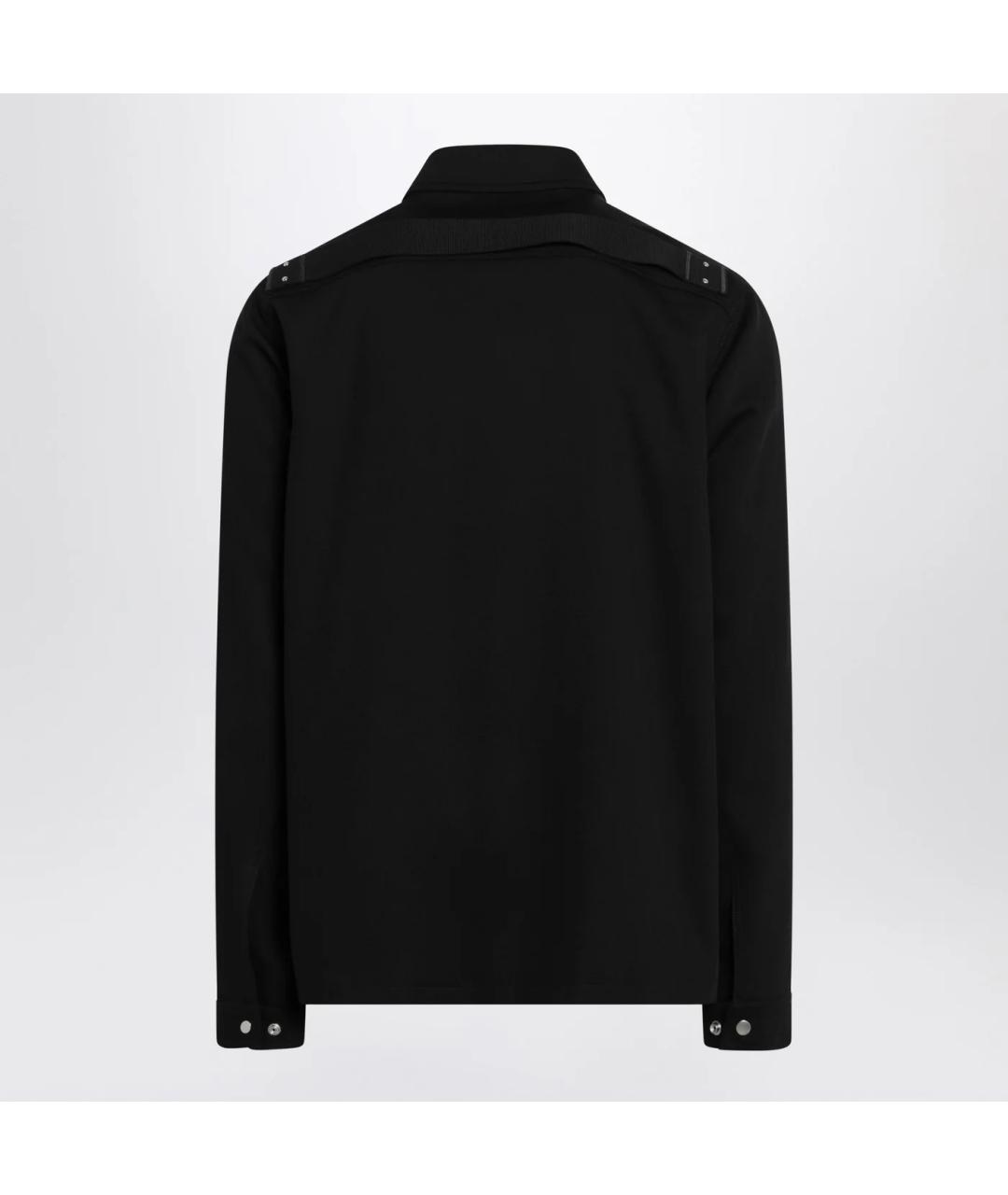 RICK OWENS Черная шерстяная куртка, фото 2