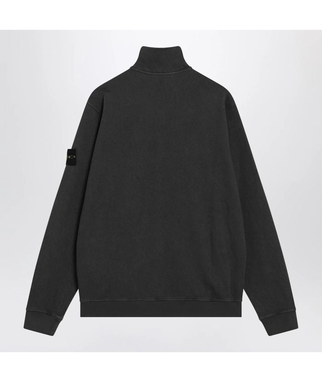 STONE ISLAND Серая хлопковая куртка, фото 2