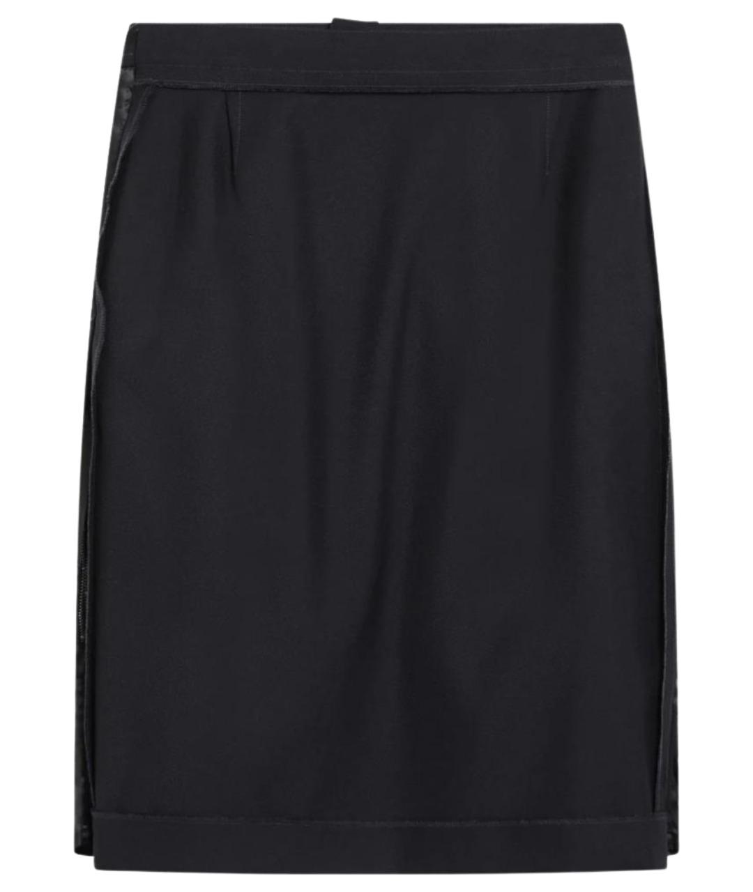 MAISON MARGIELA Темно-синяя юбка миди, фото 1