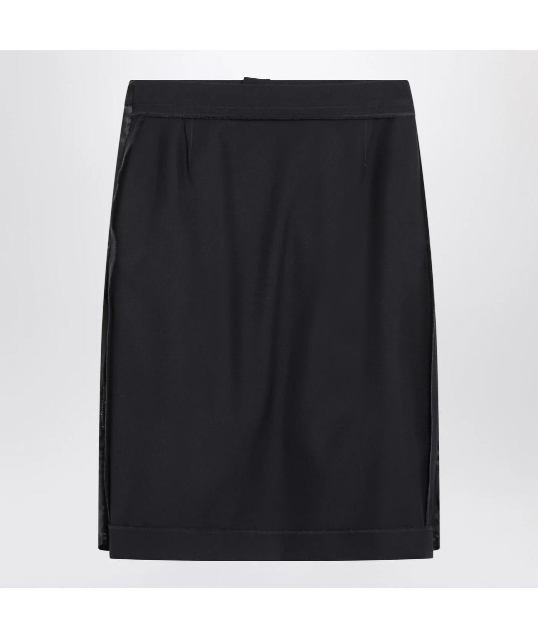 MAISON MARGIELA Темно-синяя юбка миди, фото 3