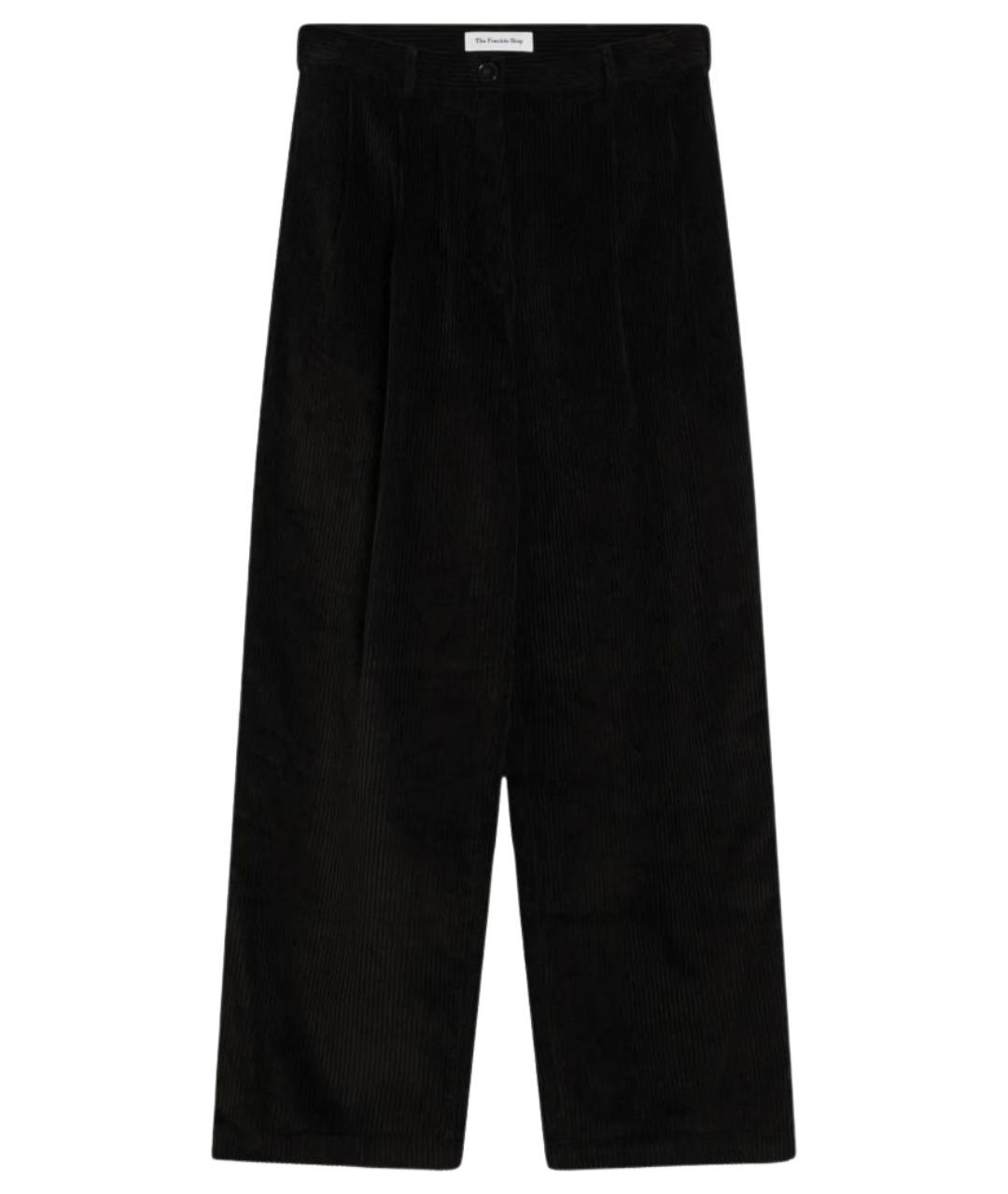 THE FRANKIE SHOP Коричневые шерстяные прямые брюки, фото 1