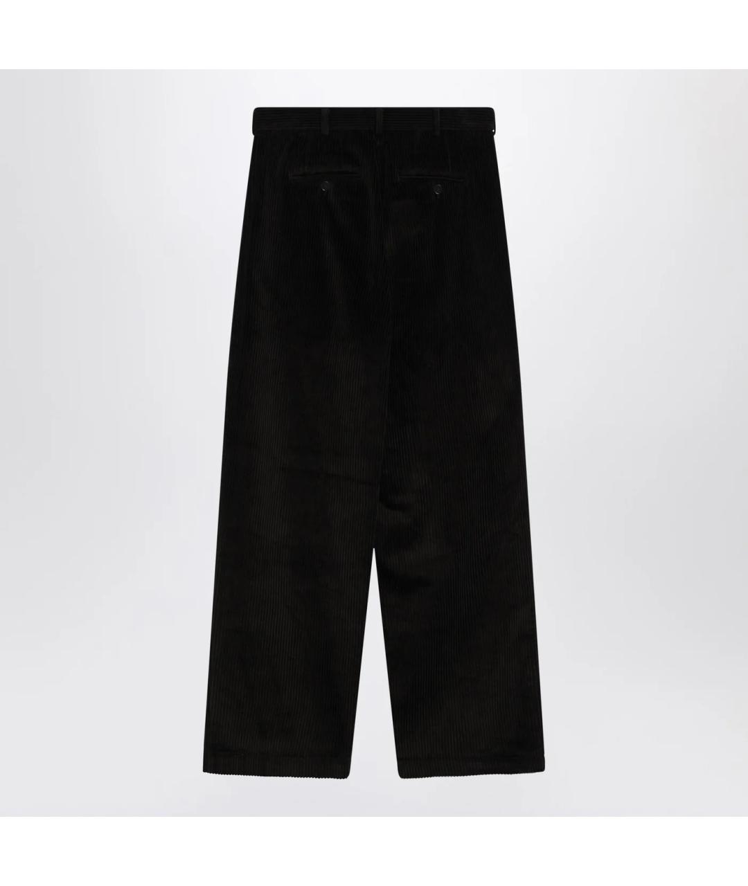 THE FRANKIE SHOP Коричневые шерстяные прямые брюки, фото 2