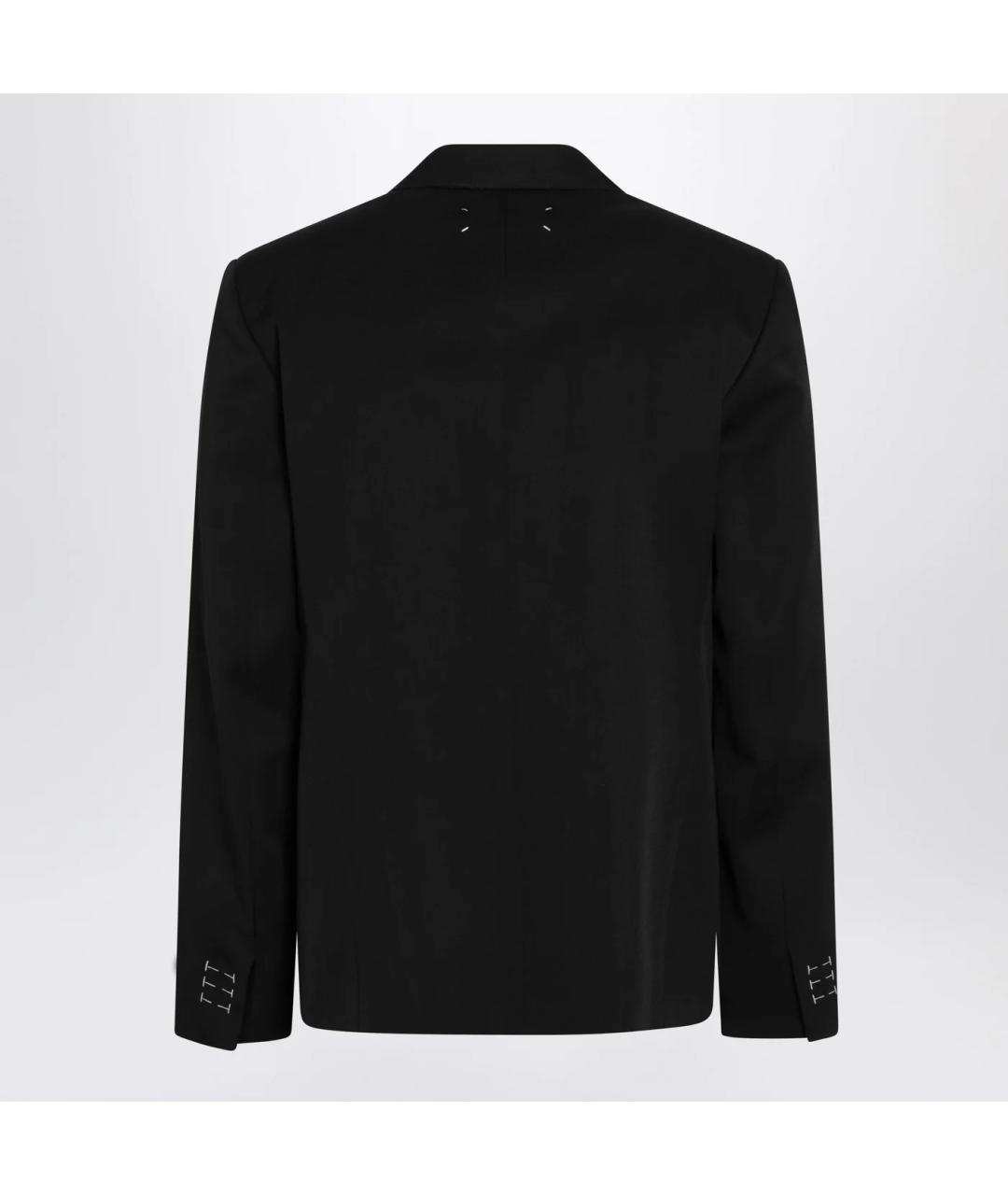 MAISON MARGIELA Черный шерстяной пиджак, фото 2