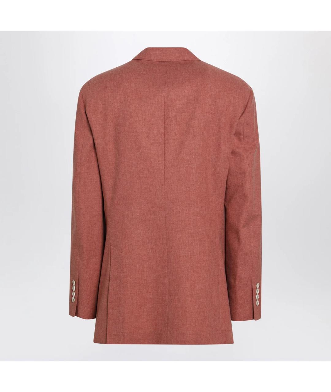 BRUNELLO CUCINELLI Розовый льняной пиджак, фото 2