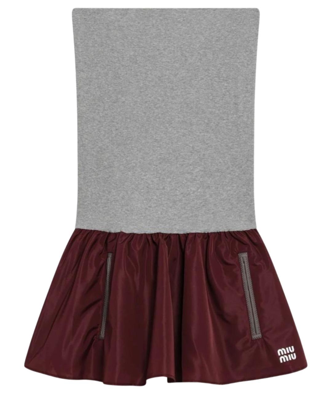 MIU MIU Мульти повседневное платье, фото 1