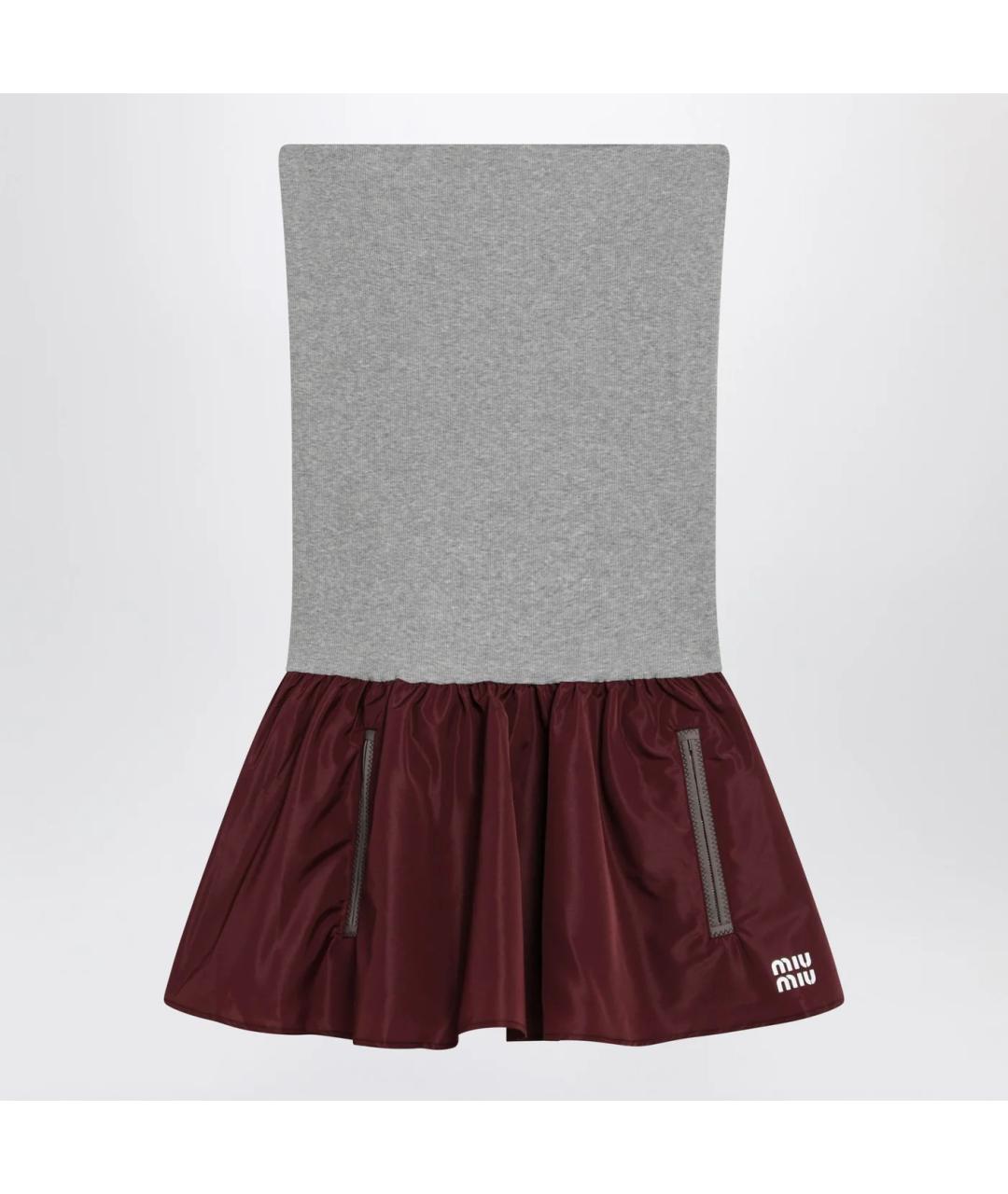 MIU MIU Мульти повседневное платье, фото 3