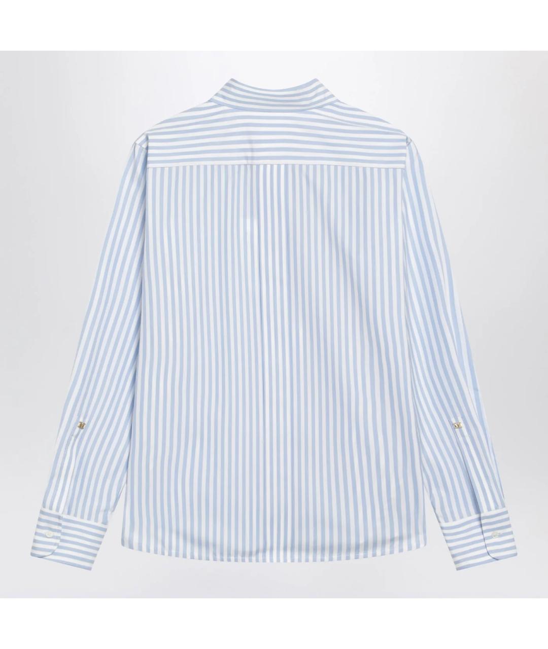 MAX MARA Голубая хлопковая рубашка, фото 2