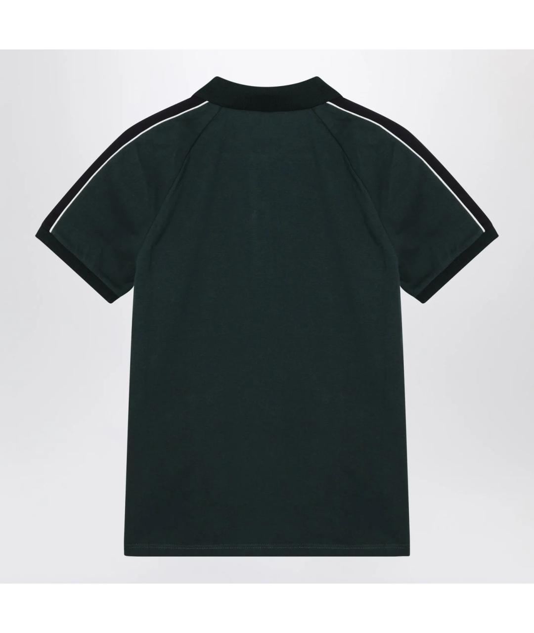 MIU MIU Зеленая хлопковая футболка, фото 2