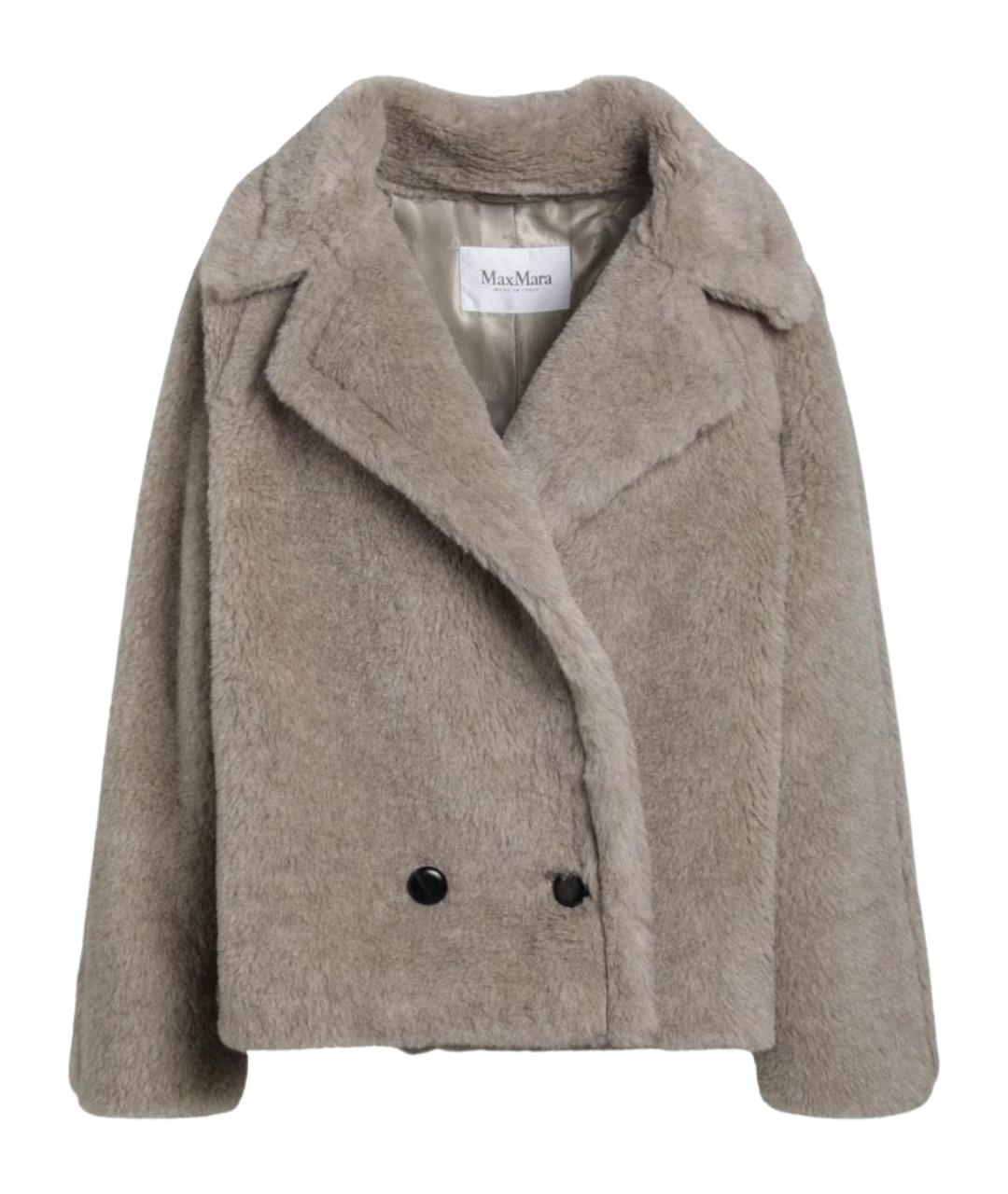 MAX MARA Бежевое кашемировое пальто, фото 1