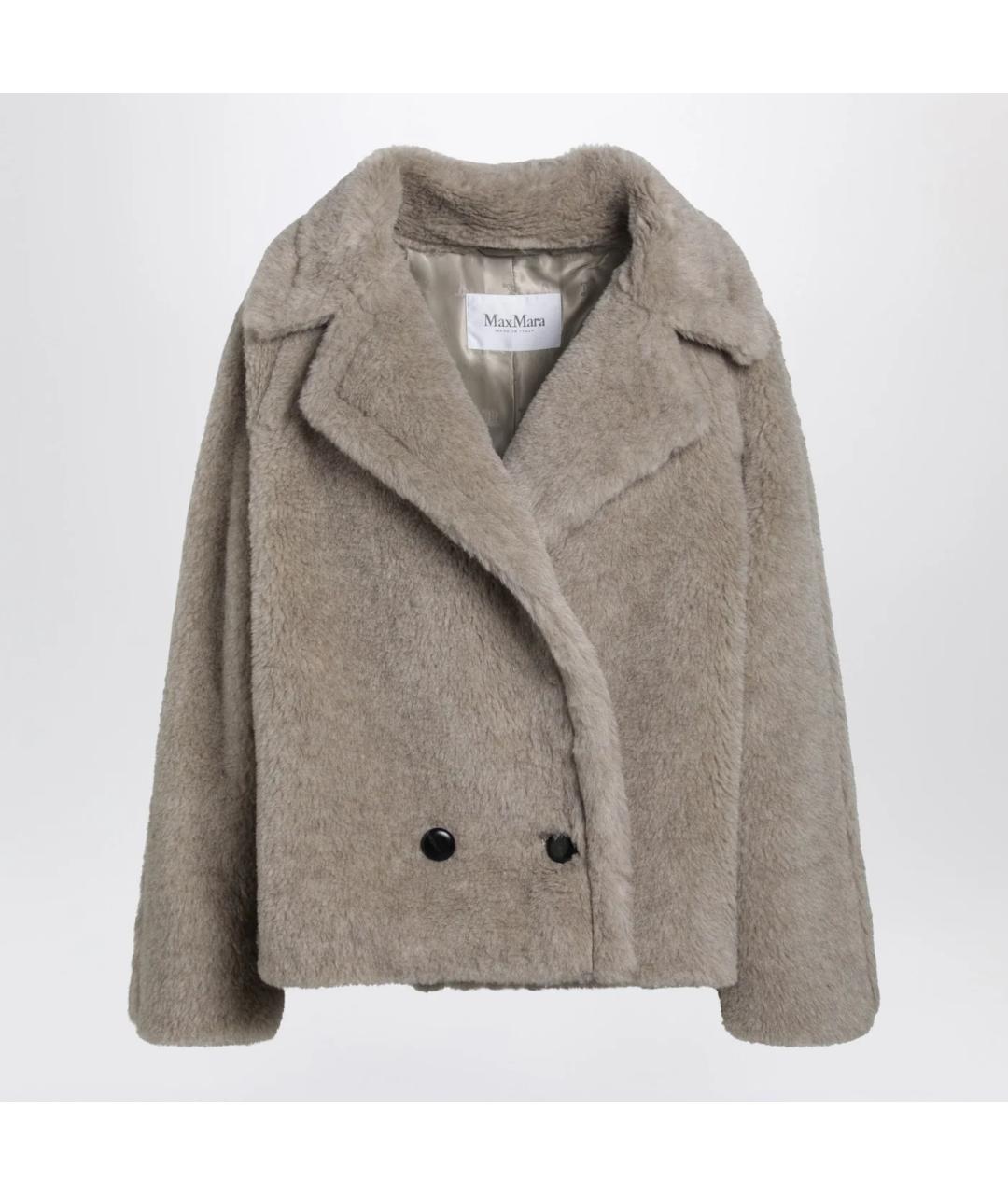 MAX MARA Бежевое кашемировое пальто, фото 3