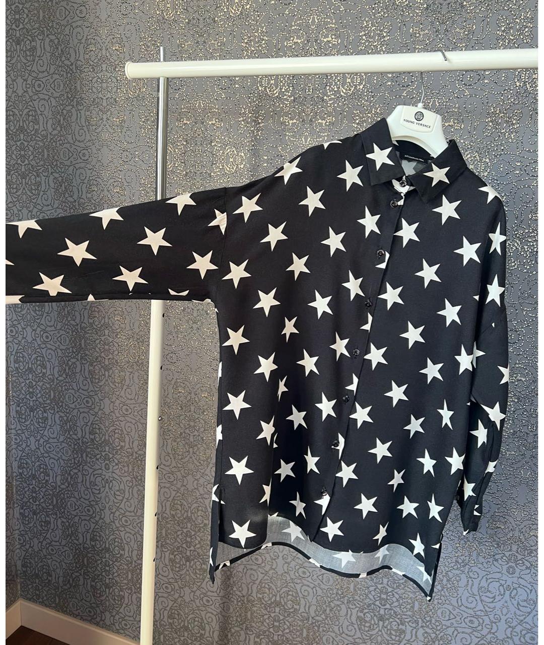 MONNALISA Черная вискозная рубашка/блузка, фото 5