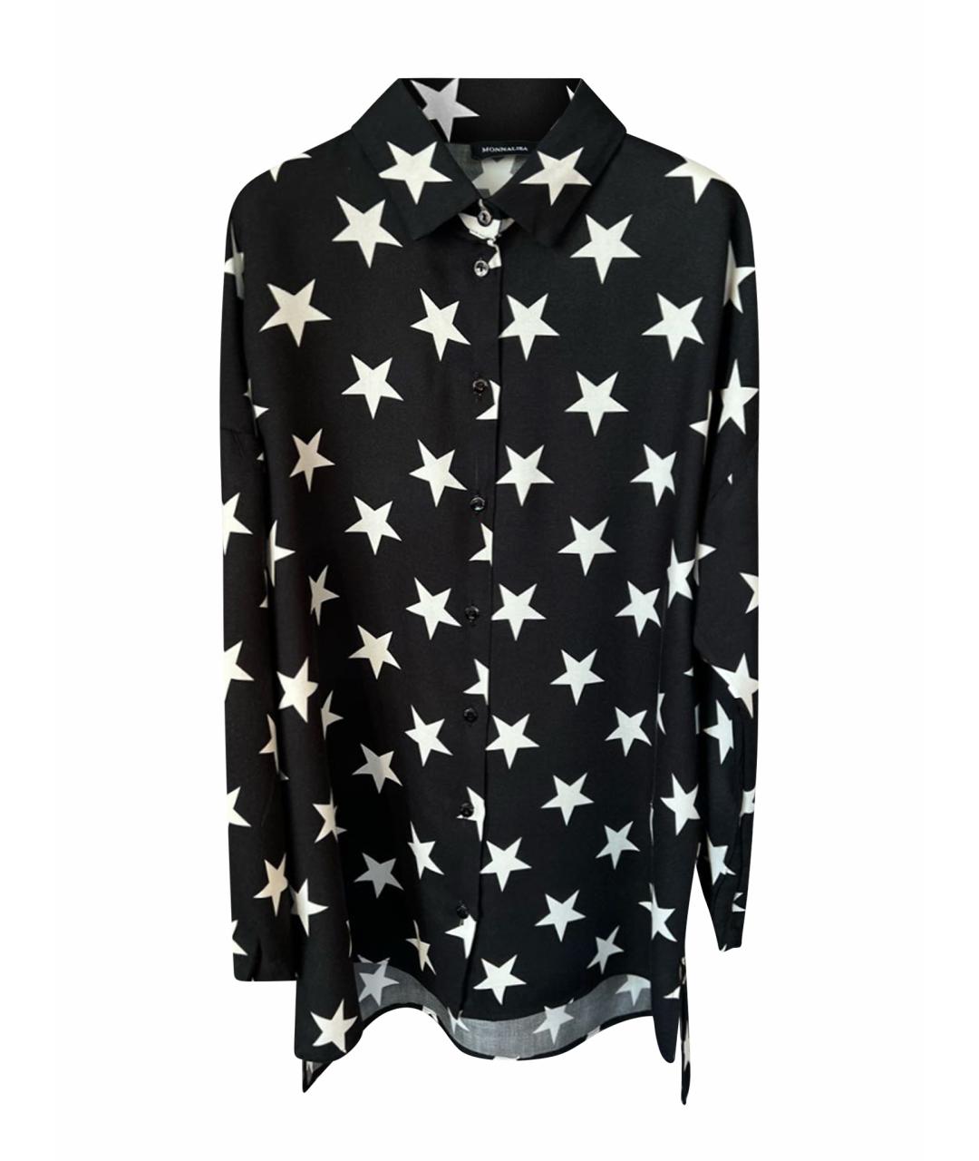 MONNALISA Черная вискозная рубашка/блузка, фото 1