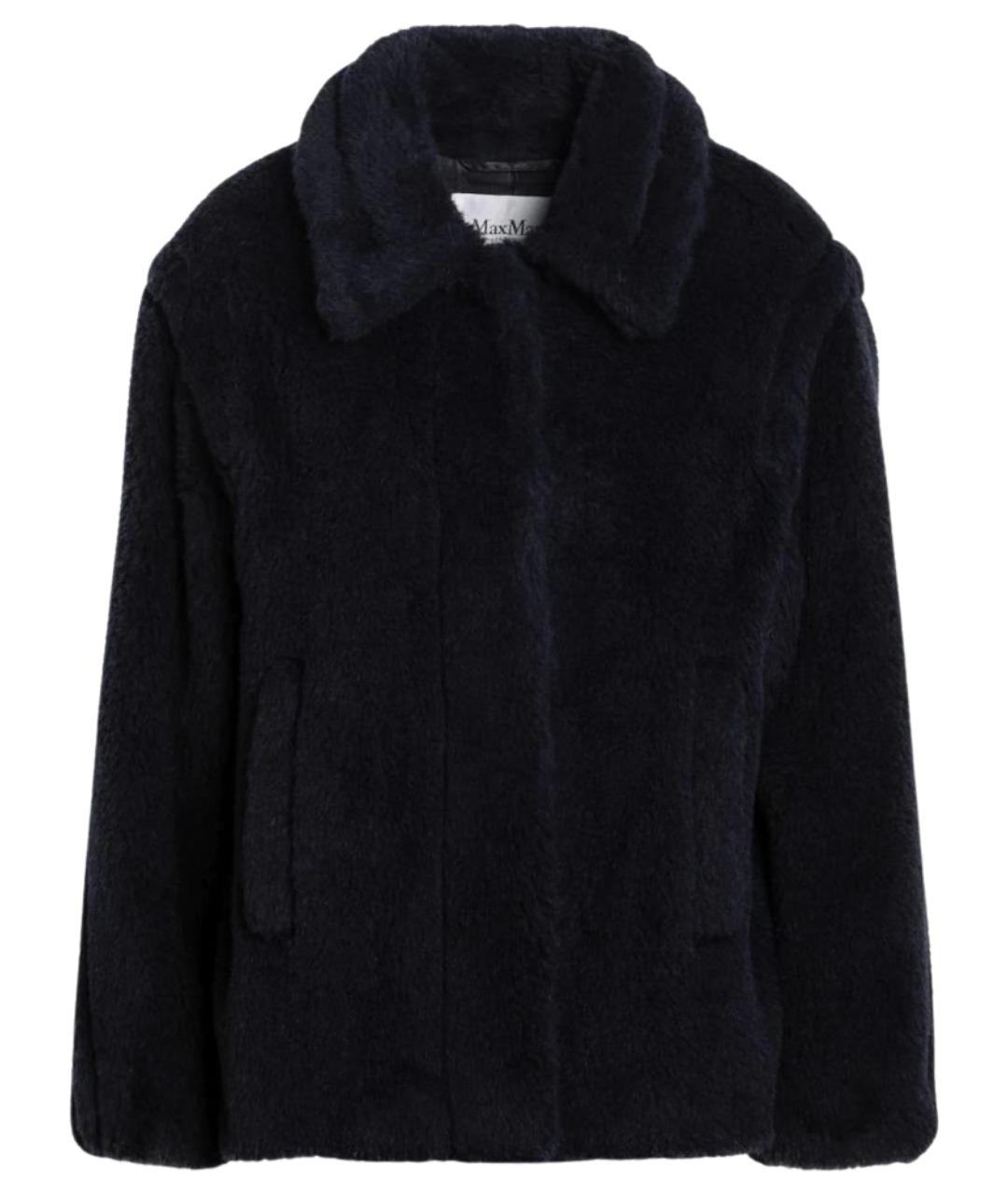 MAX MARA Темно-синее пальто, фото 1